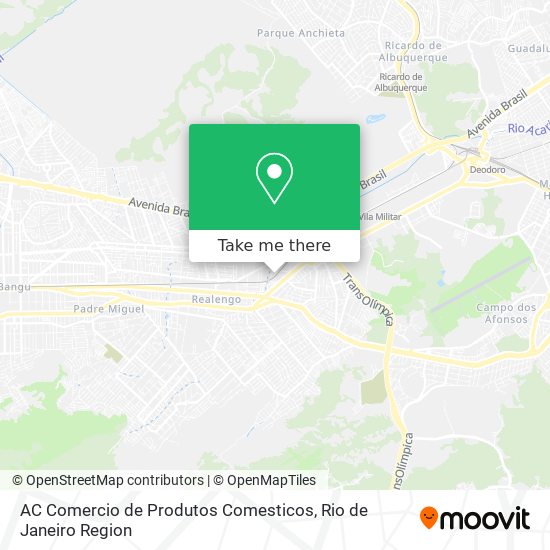 AC Comercio de Produtos Comesticos map