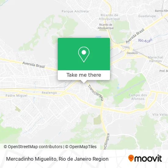 Mercadinho Miguelito map