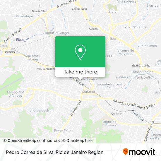 Pedro Correa da Silva map