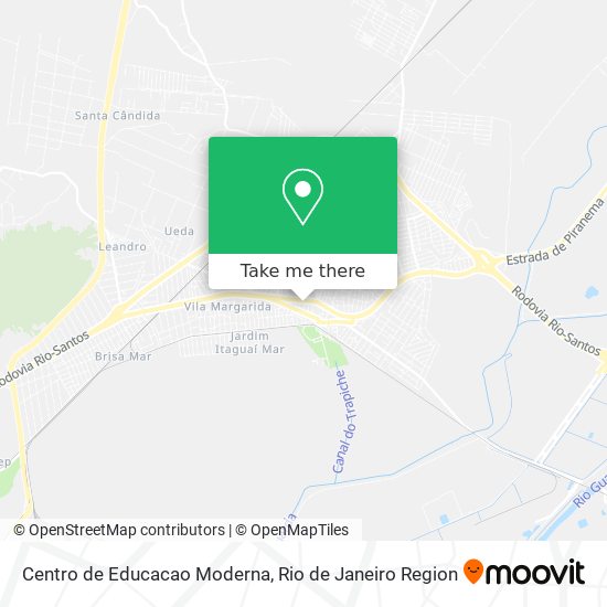 Mapa Centro de Educacao Moderna