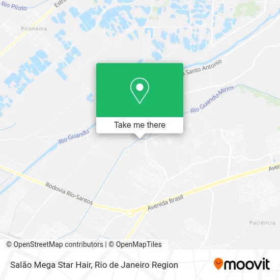Salão Mega Star Hair map