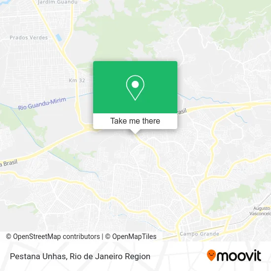Pestana Unhas map