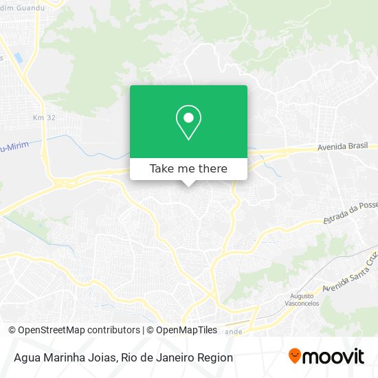 Agua Marinha Joias map