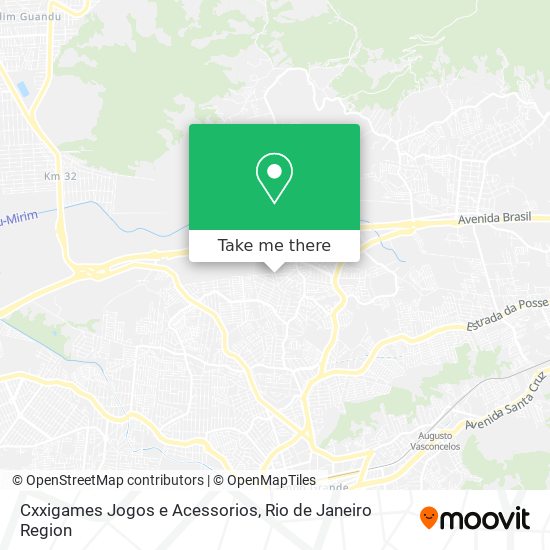 Mapa Cxxigames Jogos e Acessorios