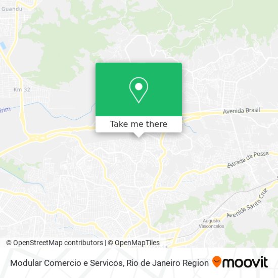 Mapa Modular Comercio e Servicos