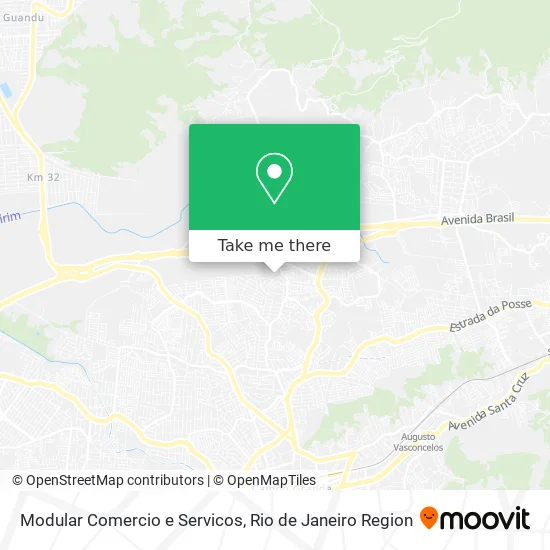 Modular Comercio e Servicos map
