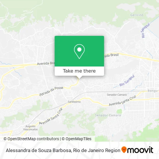 Alessandra de Souza Barbosa map