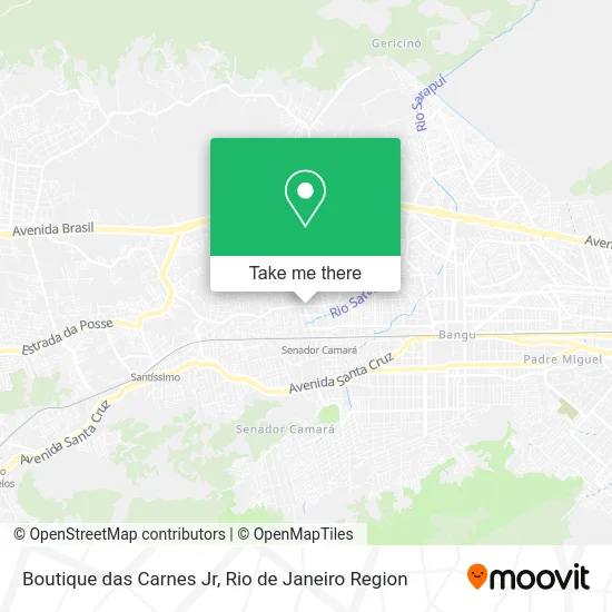 Boutique das Carnes Jr map