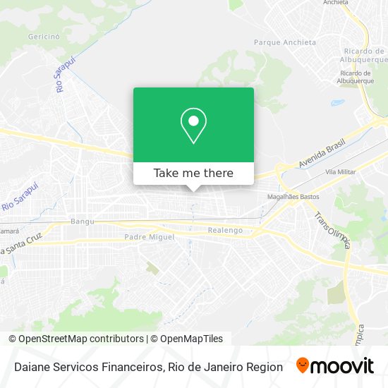 Mapa Daiane Servicos Financeiros