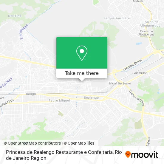 Princesa de Realengo Restaurante e Confeitaria map