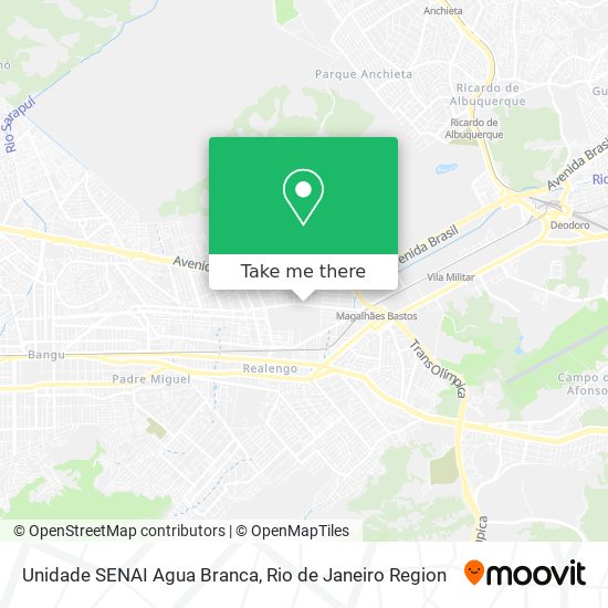 Unidade SENAI Agua Branca map