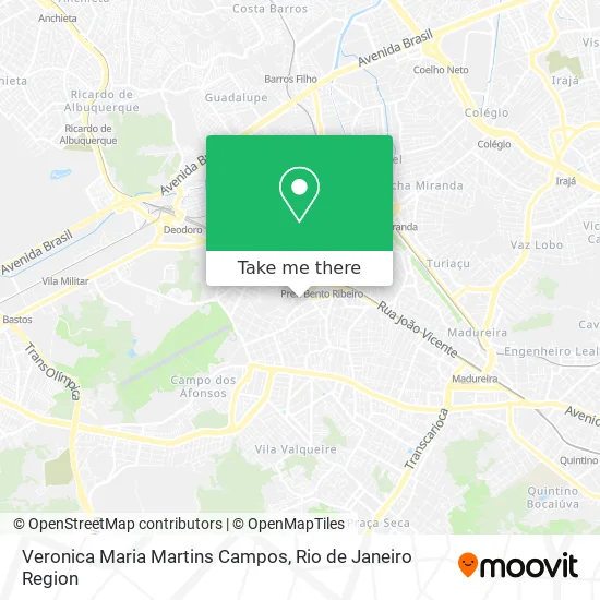 Veronica Maria Martins Campos map