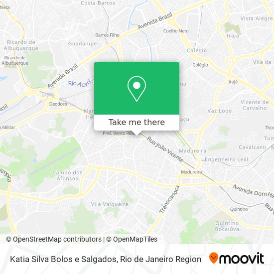 Mapa Katia Silva Bolos e Salgados