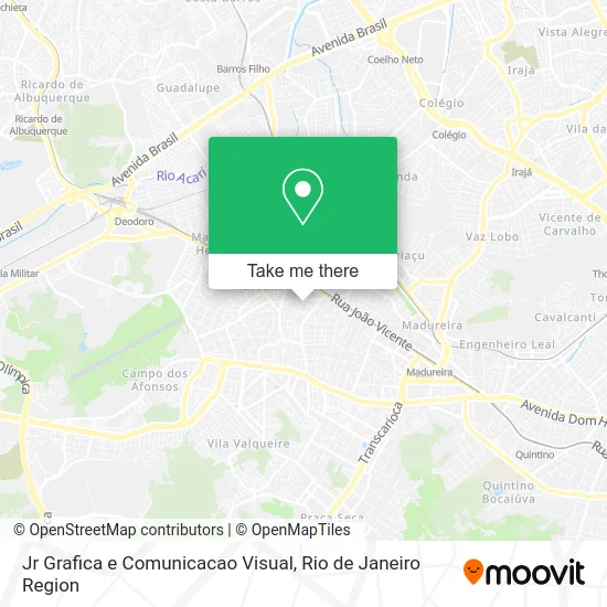 Jr Grafica e Comunicacao Visual map