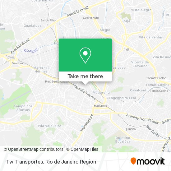 Tw Transportes map