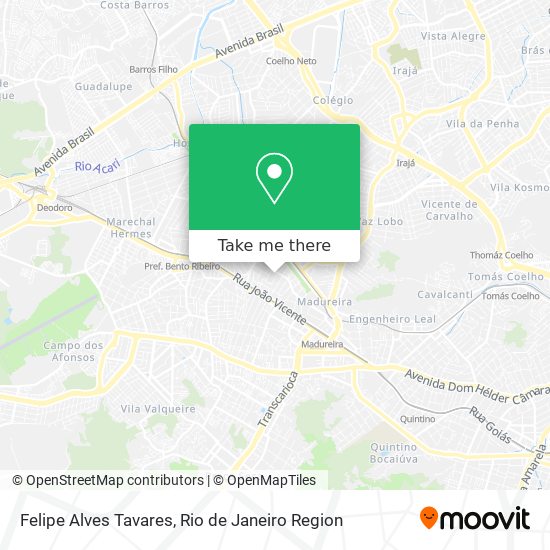 Felipe Alves Tavares map