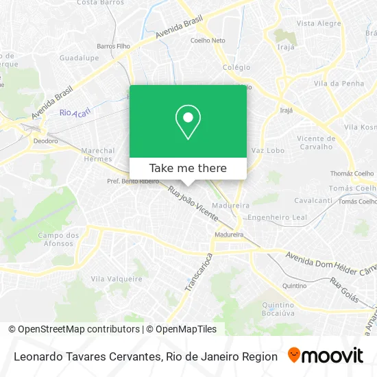 Leonardo Tavares Cervantes map
