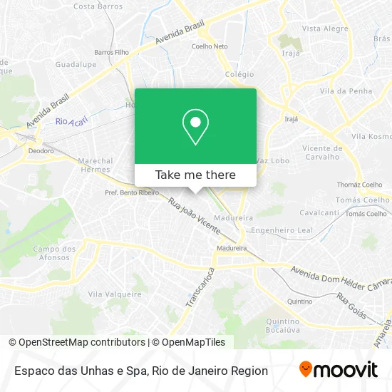 Espaco das Unhas e Spa map