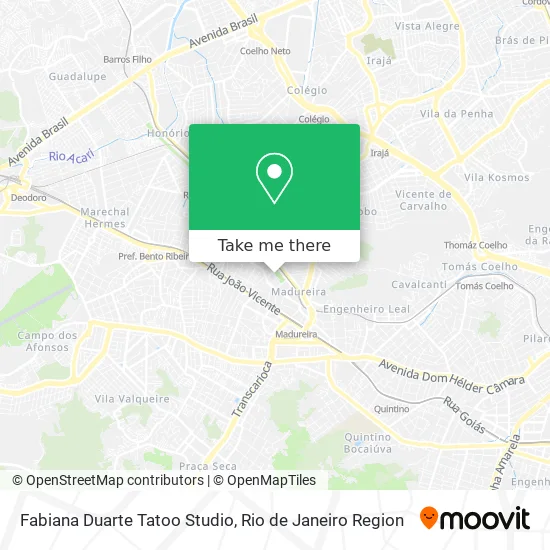 Fabiana Duarte Tatoo Studio map