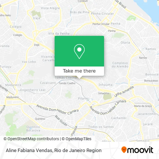 Aline Fabiana Vendas map