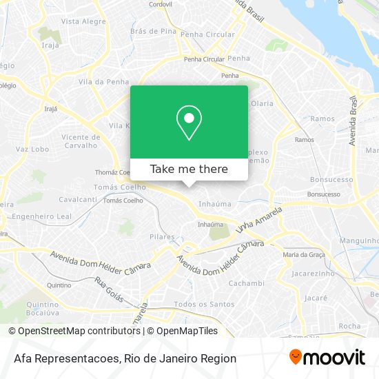 Afa Representacoes map