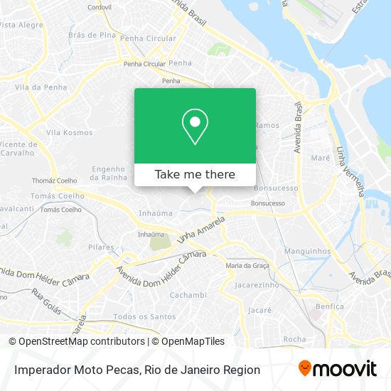 Imperador Moto Pecas map