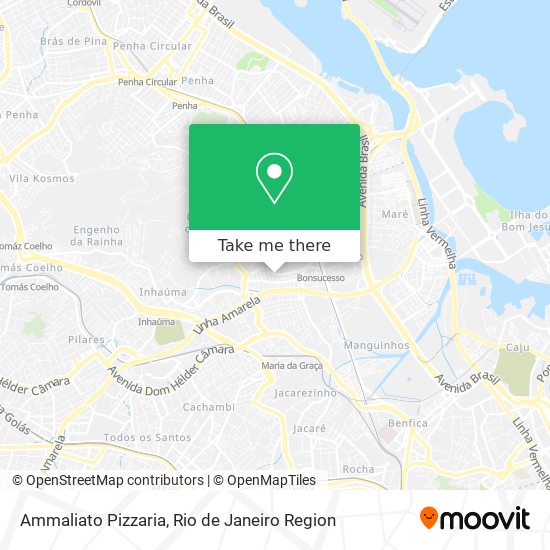 Ammaliato Pizzaria map