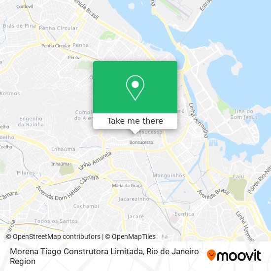 Mapa Morena Tiago Construtora Limitada