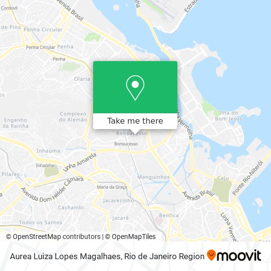 Aurea Luiza Lopes Magalhaes map