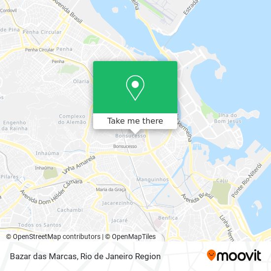 Mapa Bazar das Marcas