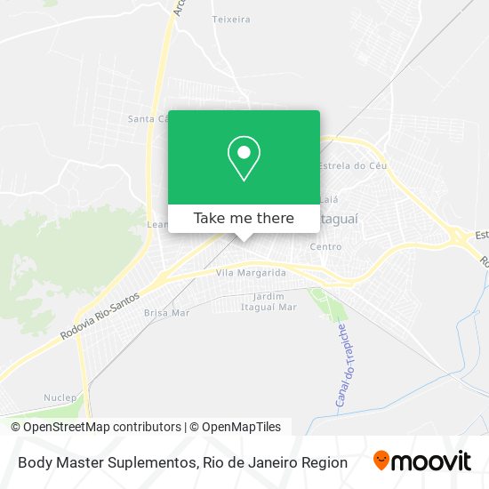 Body Master Suplementos map