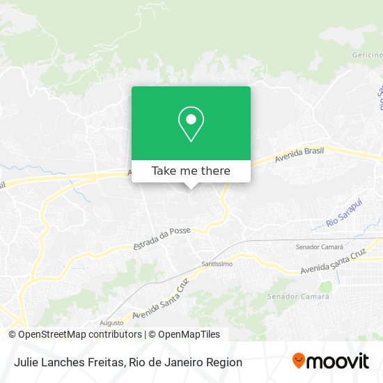 Julie Lanches Freitas map