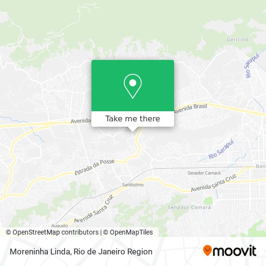 Mapa Moreninha Linda