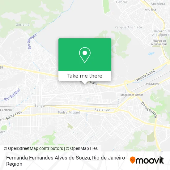 Fernanda Fernandes Alves de Souza map