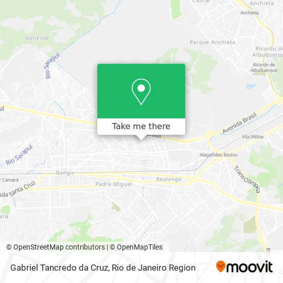 Gabriel Tancredo da Cruz map