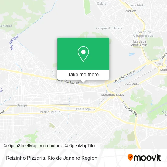 Reizinho Pizzaria map