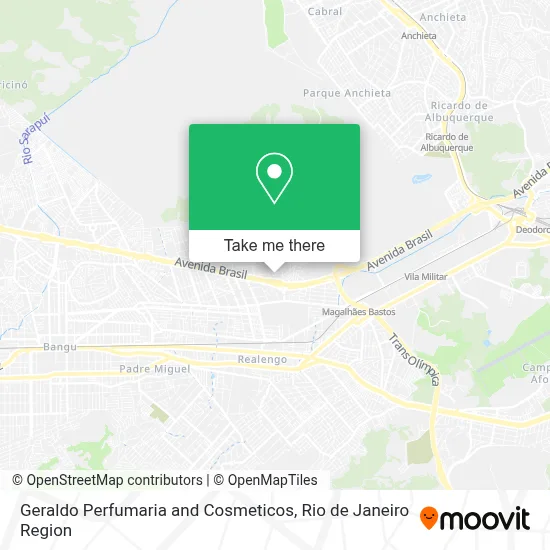 Geraldo Perfumaria and Cosmeticos map