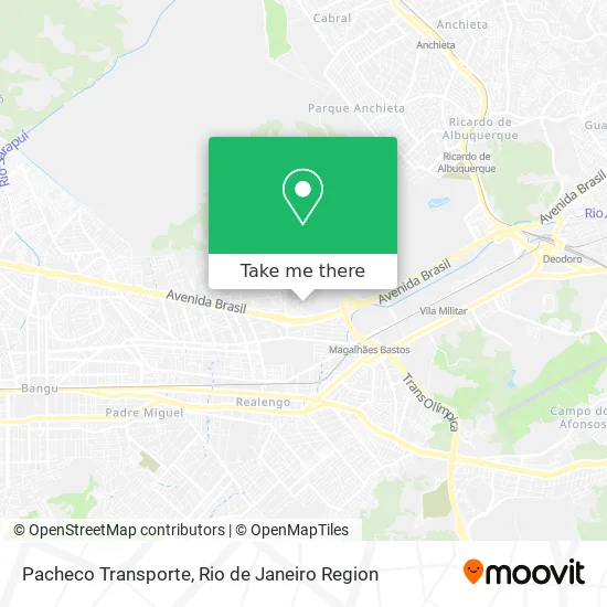 Pacheco Transporte map