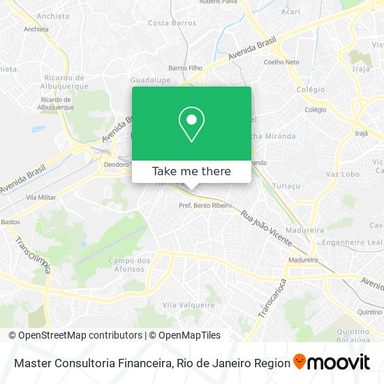 Master Consultoria Financeira map