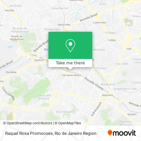 Raquel Rosa Promocoes map