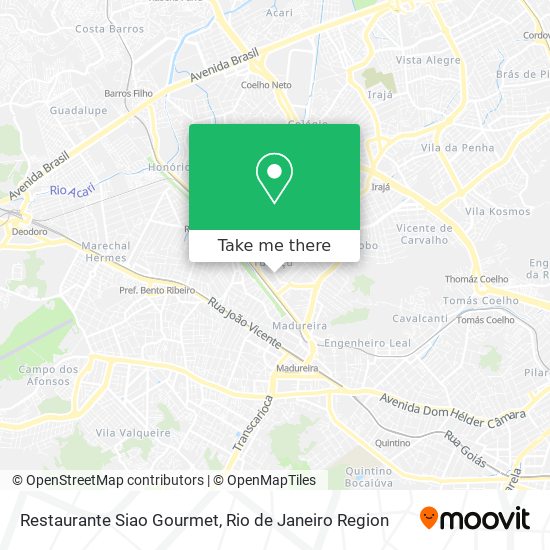 Restaurante Siao Gourmet map