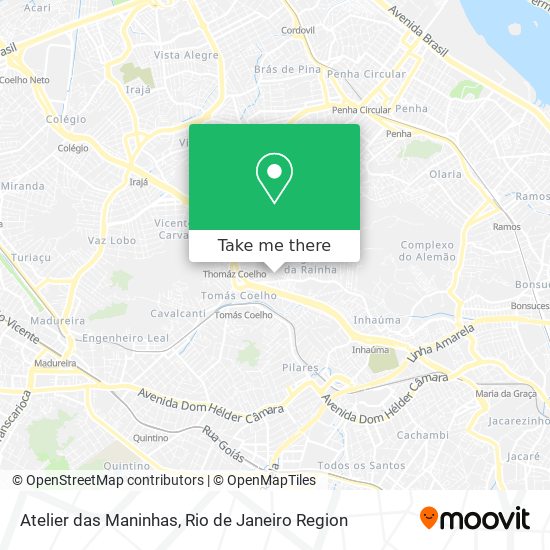 Atelier das Maninhas map