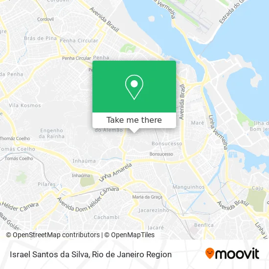 Israel Santos da Silva map