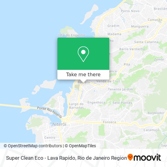Super Clean Eco - Lava Rapido map