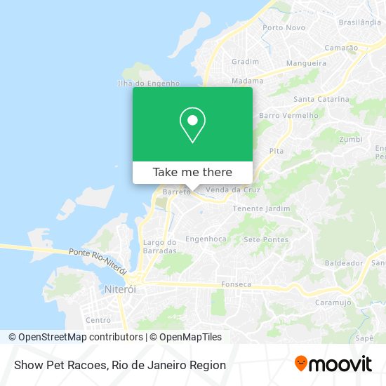 Mapa Show Pet Racoes