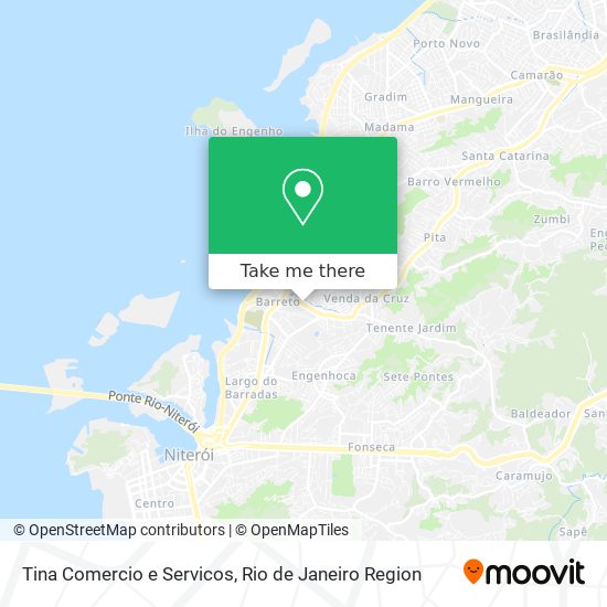 Tina Comercio e Servicos map