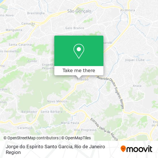 Jorge do Espirito Santo Garcia map