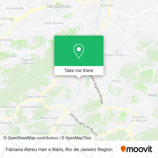 Fabiana Abreu Hair e Nails map