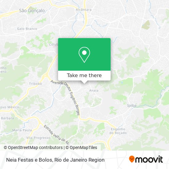 Neia Festas e Bolos map