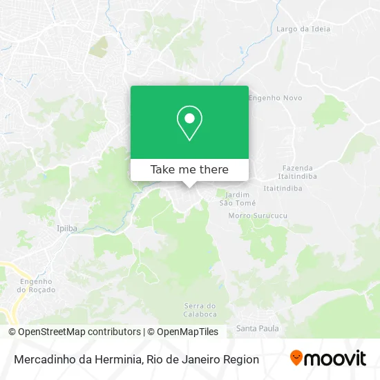 Mercadinho da Herminia map